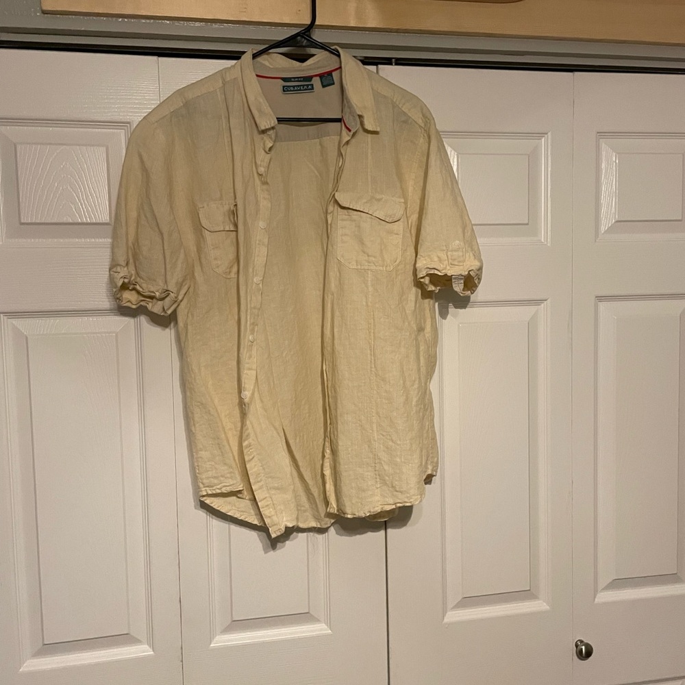 Cubavera Slim Fit Casual Button Up